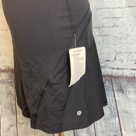 Lululemon NWT Love All Tennis Dress Size 6 Sheer Mesh Vacation Gym Athletic Gorp - Picture 2 of 16